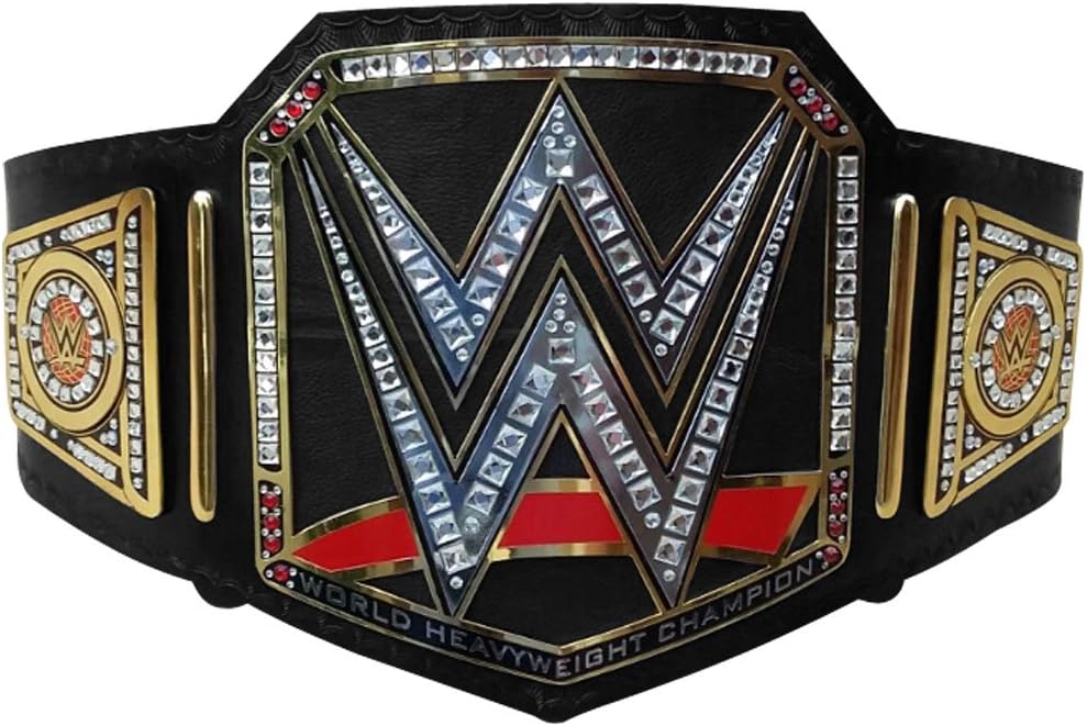 Brand New WWE World Heavy Weight Championship Belt Adult Replica Genuine Leather Title Belts Black