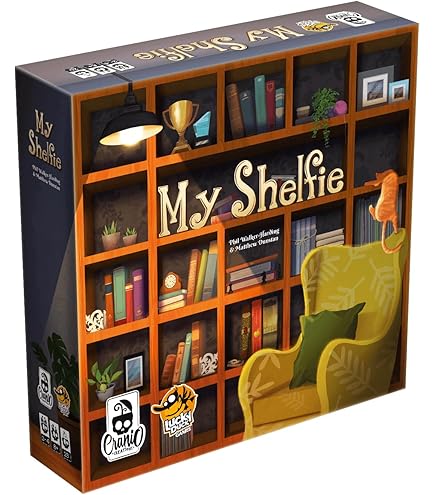 Smirk & Dagger A Place for All My Books Board Game | Cozy Strategy Game of Book Collecting & Tile Placement, 1–4 Players, Ages 10+, 2026 Origins Award Nominee