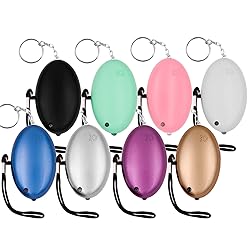 KOSIN Safe Sound Personal Alarm, 8 Pack 140DB