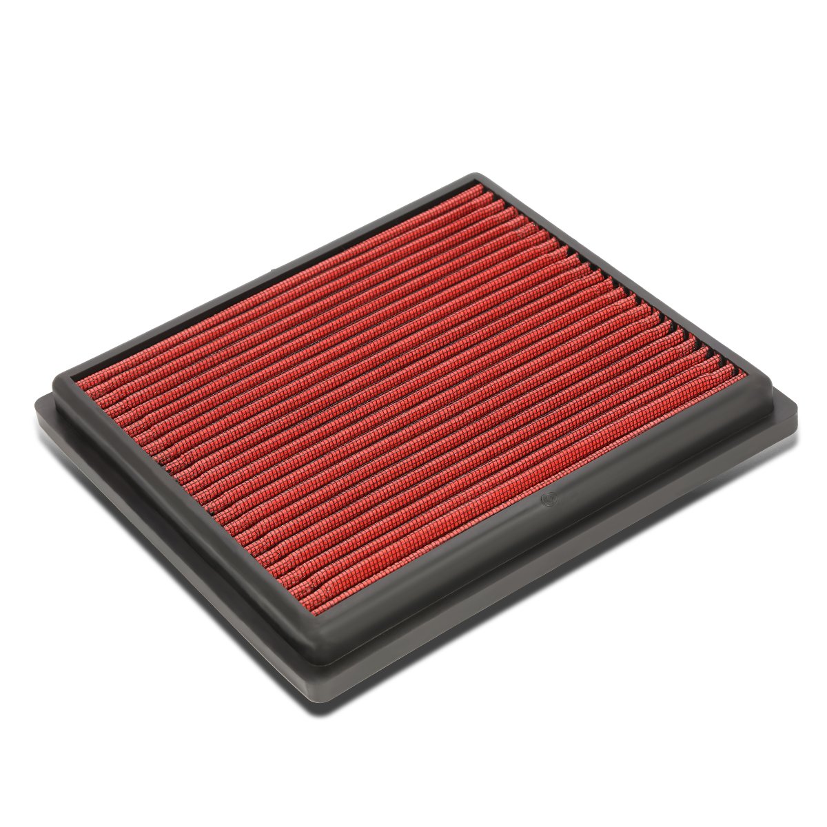 Auto Dynasty High Flow Engine Air Panel Filter Drop-in Reusable & Washable Compatible with CA10755 2010-2017 Toyota Highlander Sienna Lexus RX350 ES350 1AR-FE 2.7L I4 2GR-FE 3.5L V6 (Red)