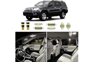 HUOKEDS 18pcs 4RUNNER Interior LED Lights Replacement for 2003 2004 2005 2006 2007 2008 2009 Toyota 4RUNNER 6000K Super Brigh