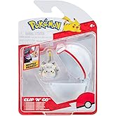 Pokemon Clip 'N' Go Togedemaru and Premier Ball - Includes 2-Inch Battle Figure and Premier Ball Accessory