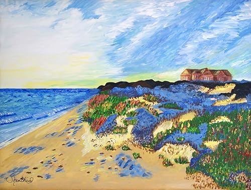 Amazon Com Cabin By The Sea Coastal Artwork For Walls
