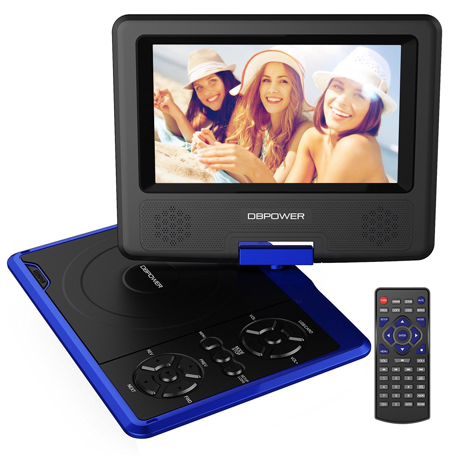 DBPOWER 7.5Inch Portable DVD Player with Rechargeable