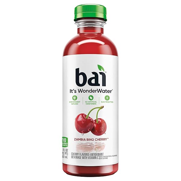 BAI BEVERAGE, BING CHERRY ZAMBIA, 18 OUNCE