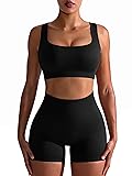 OQQ Workout Outfits For Women 2 Piece Seamless