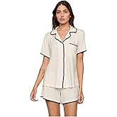 Eberjey womens Frida Relaxed Shorts Pj Set
