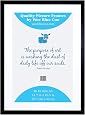 A3 Black Wooden Picture Frame 29.7 X 42cm With Acrylic Safety Glass - Modern Photo Frame - View #6
