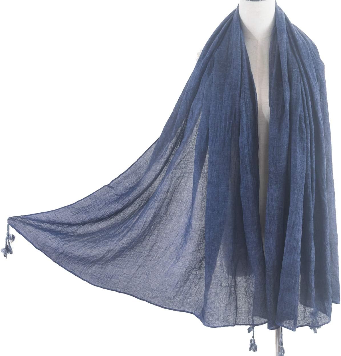 Aquazolax Women Lightweight Long Lace/Checkered/Stripes/Floral Scarf