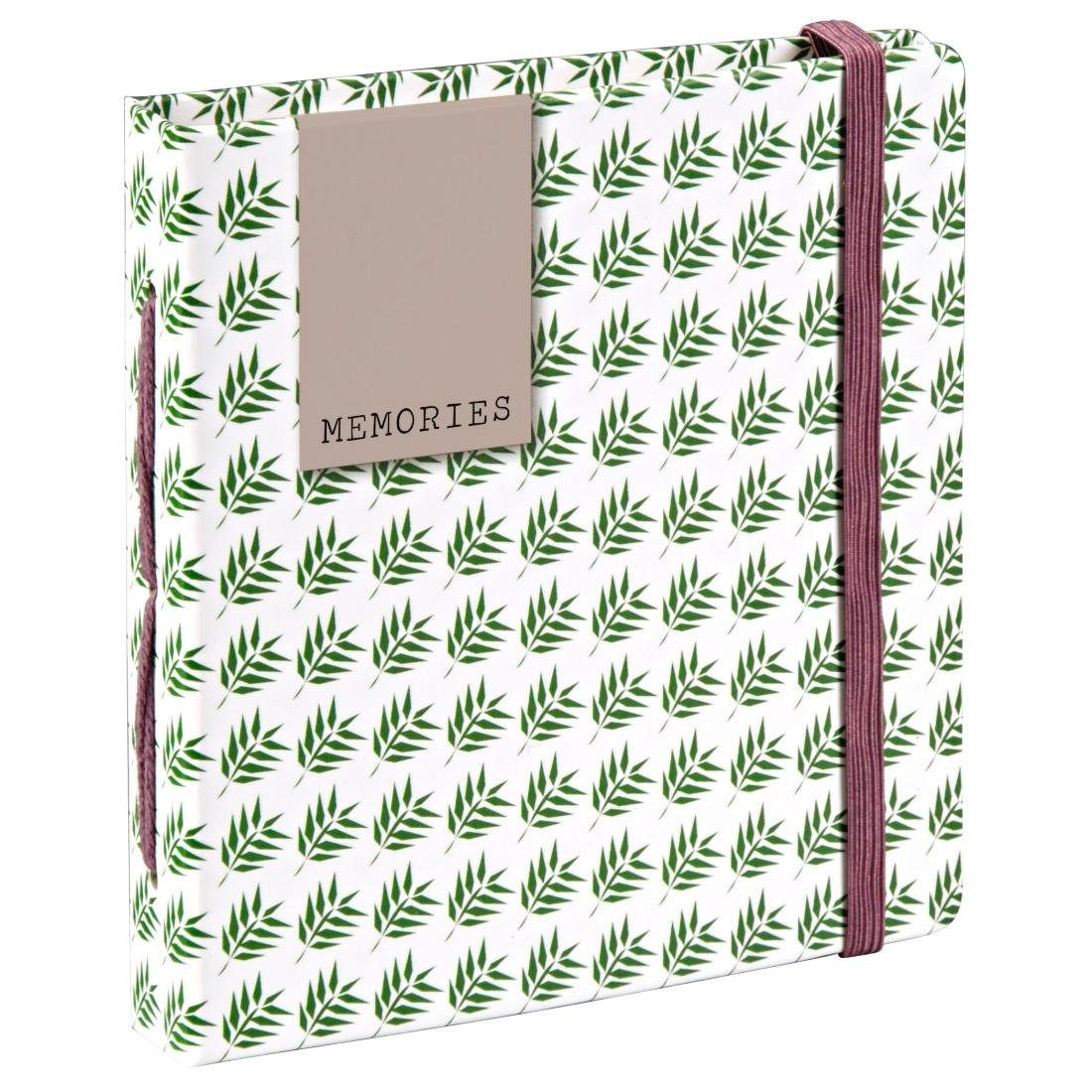 Hama | "Fern" Slip-in Photo Album For Instax 11.7 x 12.7cm | Green/White 00002393