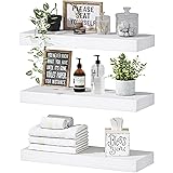 QEEIG Floating Shelves for Wall Bathroom Shelf