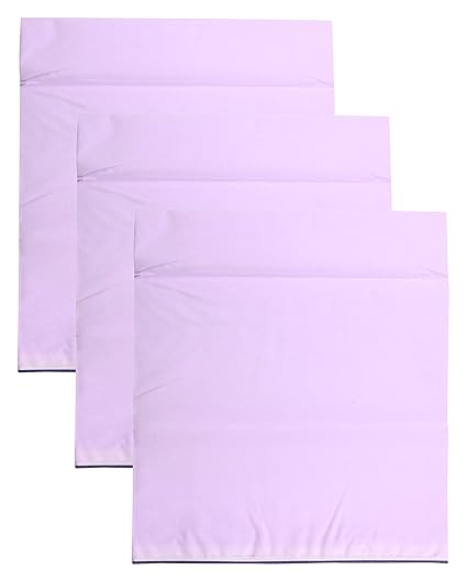 Men's Cotton Lungi - Set of 3 (White)- PLAIN LUNGI