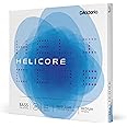 D'Addario Helicore Orchestral Bass String Set, 3/4 Scale, Medium Tension, (Model: H610 3/4M)