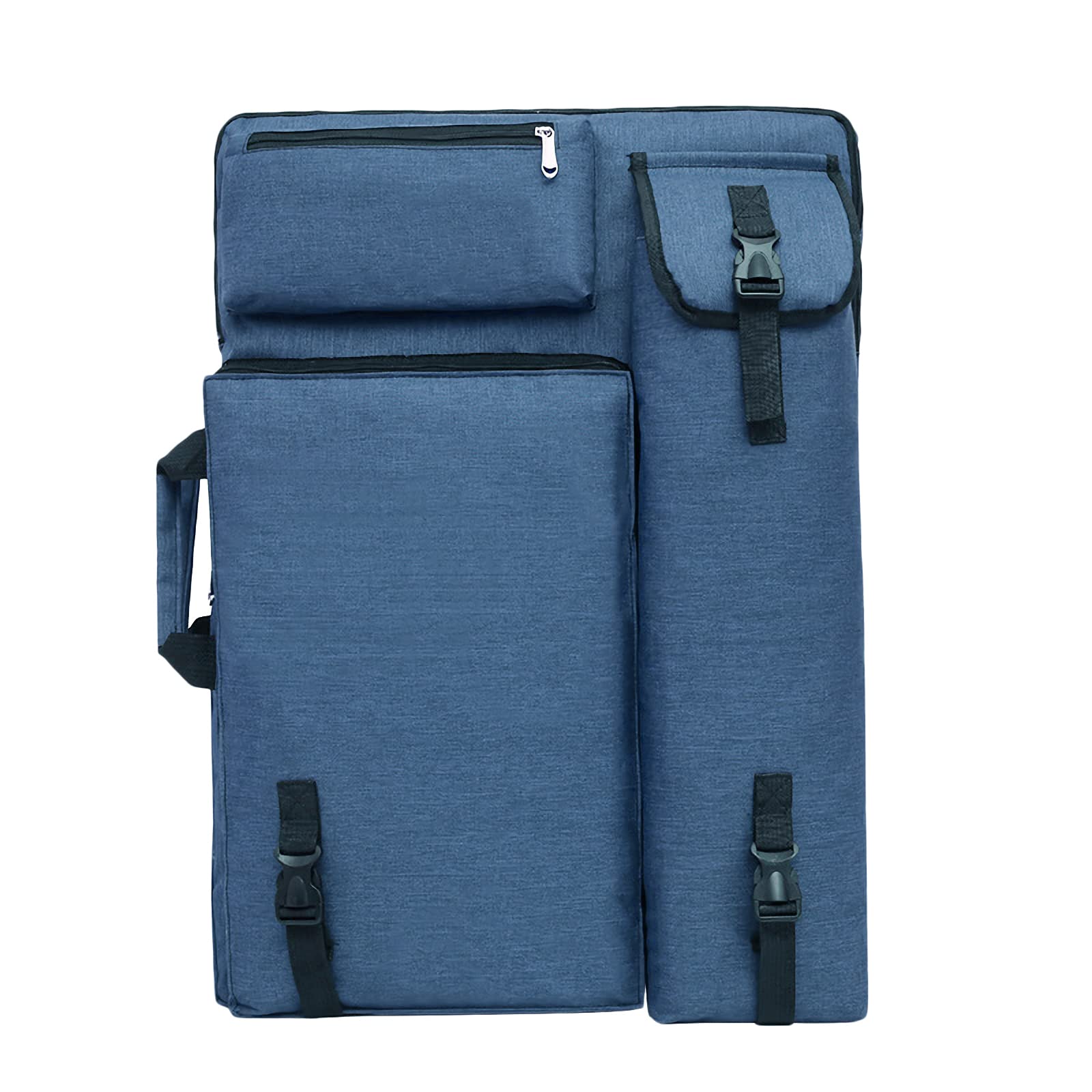 haozaikeji Art Portfolio Case Large Capacity, Waterproof A2 Drawing Boards Bag with Handle, Adjustable Artist Sketch Boards Backpack Carry Storage Bag Art Folder Case for Artist Works Supplies