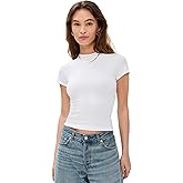 Good American Women's Baby T-Shirt, White001, S