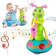 Children's Electric Caterpillar Saxophone Musical Toys,Dancing Saxophone Caterpillar,Dancing Saxophone Caterpillar Toy,Electric Caterpillar Dance Toy Kids Learning Toys
