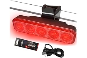 Tail Light for Bike – Waterproof USB Rechargeable Cycling Tail Light with 4 Modes & Brake Flashing, Safety Signal Taillights 