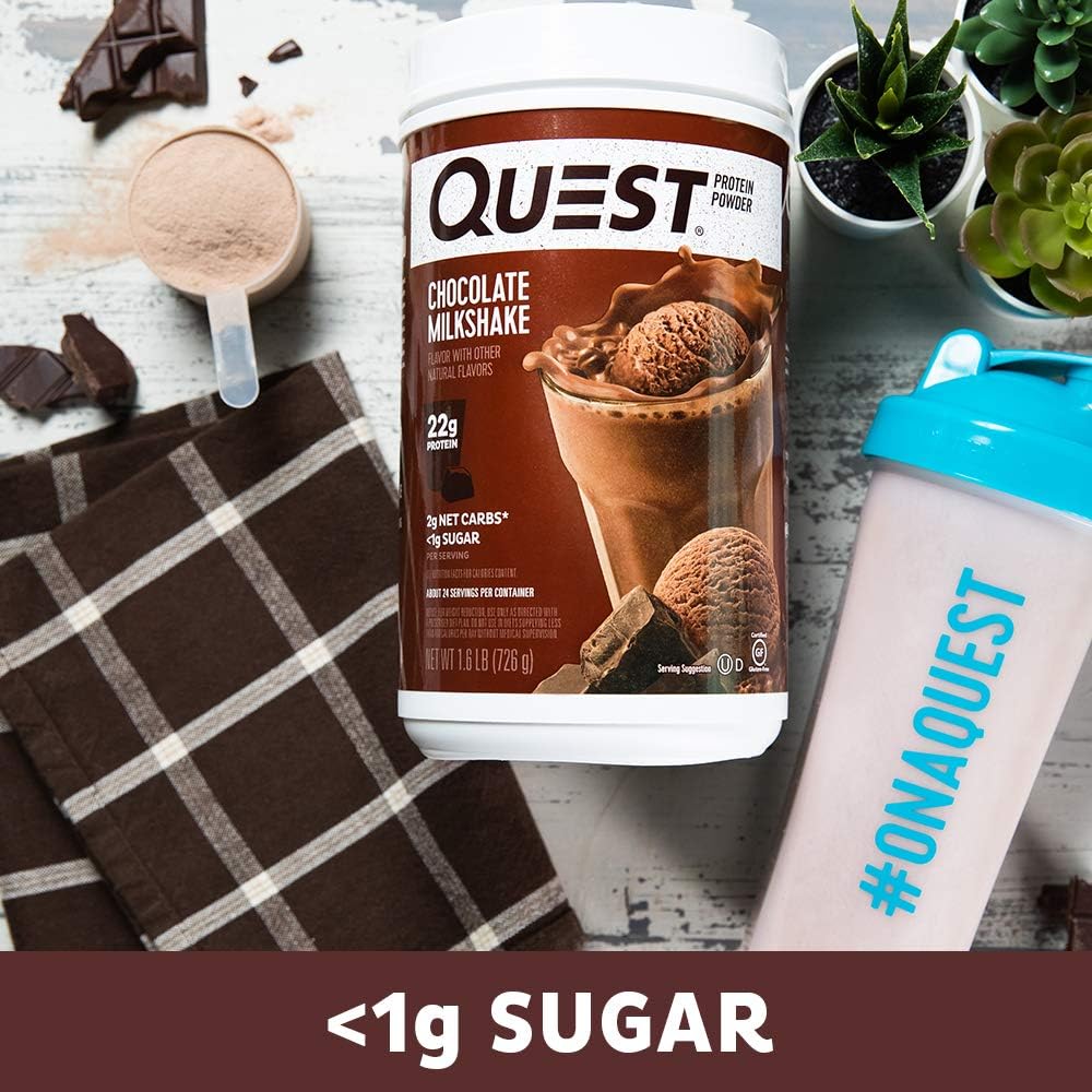 Nutrition Chocolate Milkshake Protein Powder, High Protein, Low Carb, Gluten Free, Soy Free, 1.6 lbs (Pack of 1): Health & Personal Care