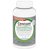 Centrum Adult Select Essentials Mulitvitamins/Minerals Supplement for Men & Women 50 Plus, 250 Tablets