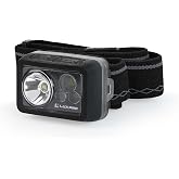 LUXPRO Bright Multi-Function 374 Lumen Waterproof LED Headlamp - Portable LED Light for Up to 10 Hours of Use - Outdoor Lighting or Emergency Light with Adjustable Headband - Batteries Included