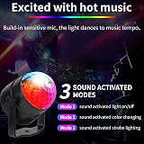 CATPOWER 4 Pack 360° Rotating Sound-Activated Disco Ball Lights USB 3W RGB view 3