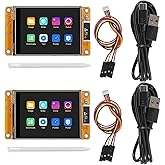 MELIFE 2PCS 2.8" inch ESP32 Display, ESP32 Module ESP32-2432S028R WiFi+BT Dual-core TFT Module ILI9341 Driver for Arduino IoT