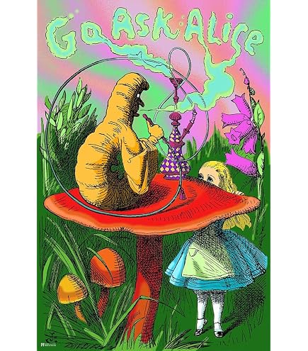 Impression D'Art Encadrée 'We're All MAD Here' – Citation Alice Au Pays Des Merveilles – 23x18cm – Wee Blue Coo