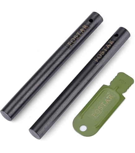 Lot De 2 Tiges De Silex Magnésium Ferrocérium - Démarreur Feu Camping Et Urgence (8cm)