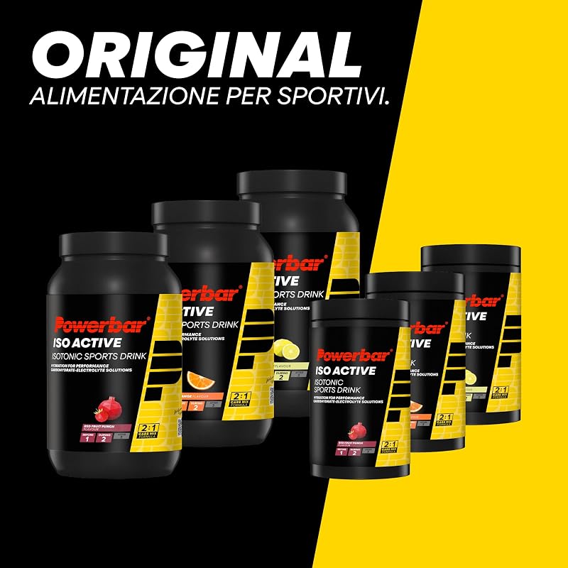 Isoactive Lemon 1320g - Bevanda Sportiva Isotonica - 5 Elettroliti + C2MAX