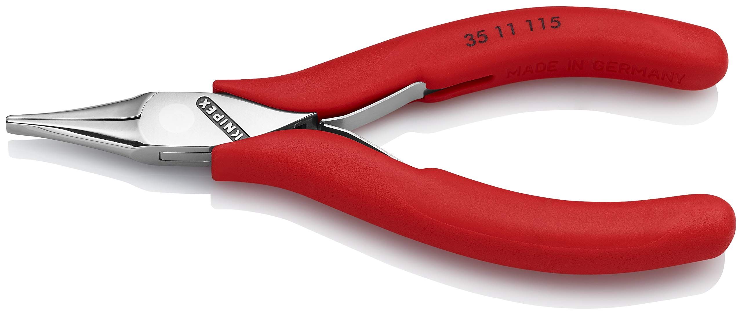 KNIPEX Tools - Electronics Pliers, Flat Tips (3511115)