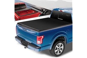 Lilvduybz 5.5 FT Bed Soft Roll Up Tonneau Cover for 2015-2026 Ford F-150, Styleside/Fleetside Truck Cargo Topper (Not for Fla