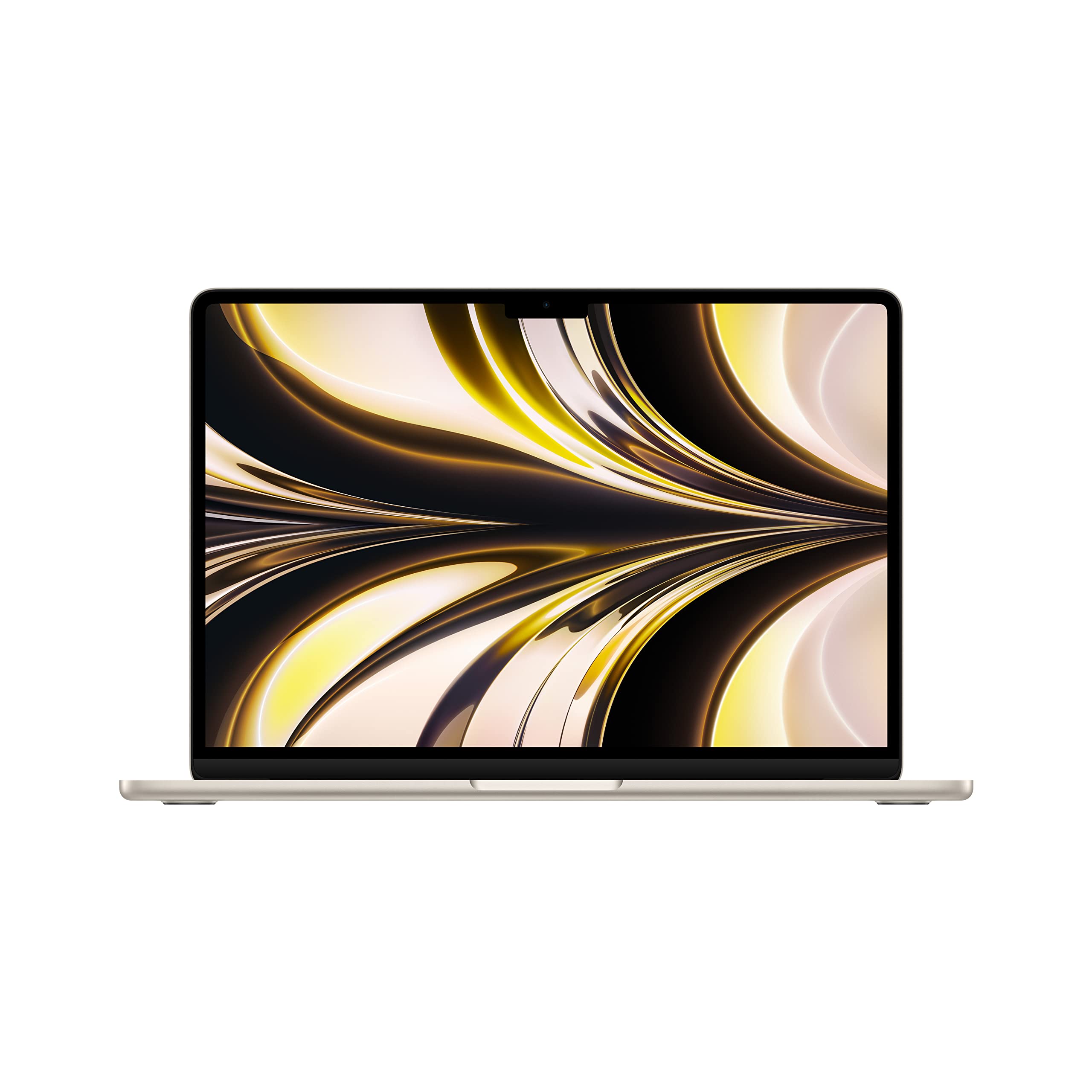 Apple 2022 13-inch MacBook Air: Apple M2 chip with 16GB Unified Memory, 8-Core CPU and 8-Core GPU, 256GB SSD - Starlight