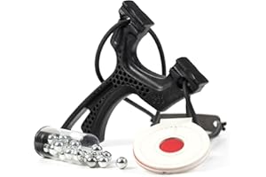 SimpleShot Torque Slingshot with Target, Ammo, and Looped Tube Bands for Professional Target Shooting Precision Sling Shot