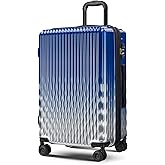 Comeria Checked 25 inch Luggage, ABS+PC Hardshell Suitcase Lightweight Large Travel Luggage with Spinner Wheels & TSA Lock