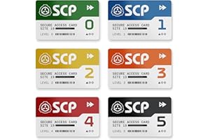 PARABOOKS SCARY CREEPY PARANORMAL SCP Foundation Full Access Bundle NFC Security Programmable Smart Card Level 0 1 2 3 4 5