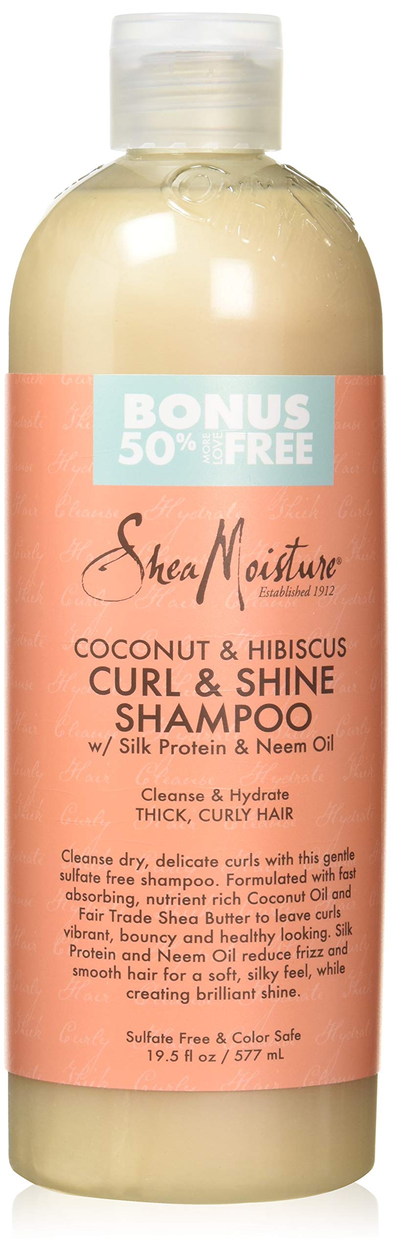 Shea Moisture Coconut SHAMPOO