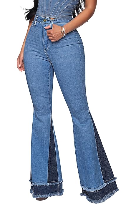 High Waist Flare \u0026 Skinny Denim Jeans 