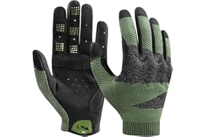 VXW Motorcycle Gloves for Men Full Finger Touchscreen Motorbike Gloves High Protection Cycling Gear for BMX ATV Road Racing