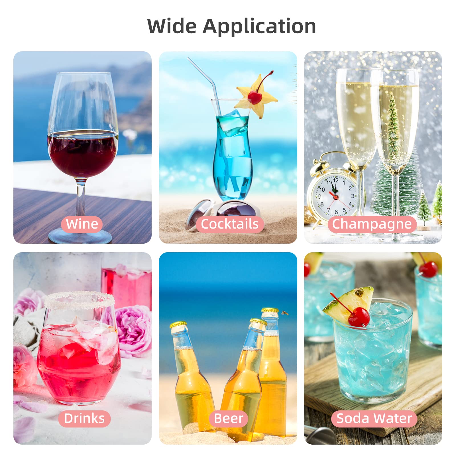 Edible Glitter for Drinks 5g Edible Shimmer for DIY Wine Cocktails Champagne Beverages, Food Grade Coloring Rose Gold Glitter Dust Certified Vegan Gluten Free Nut Free Dye
