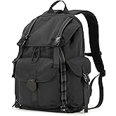 mixi Travel Backpack for Women Men, 18 Inch Carry On Laptop Backpack Flight Approved fits 16'' Laptop, Lightweight Waterproof Hiking Backpack Travel Outdoor Business Casual Daypack, Black