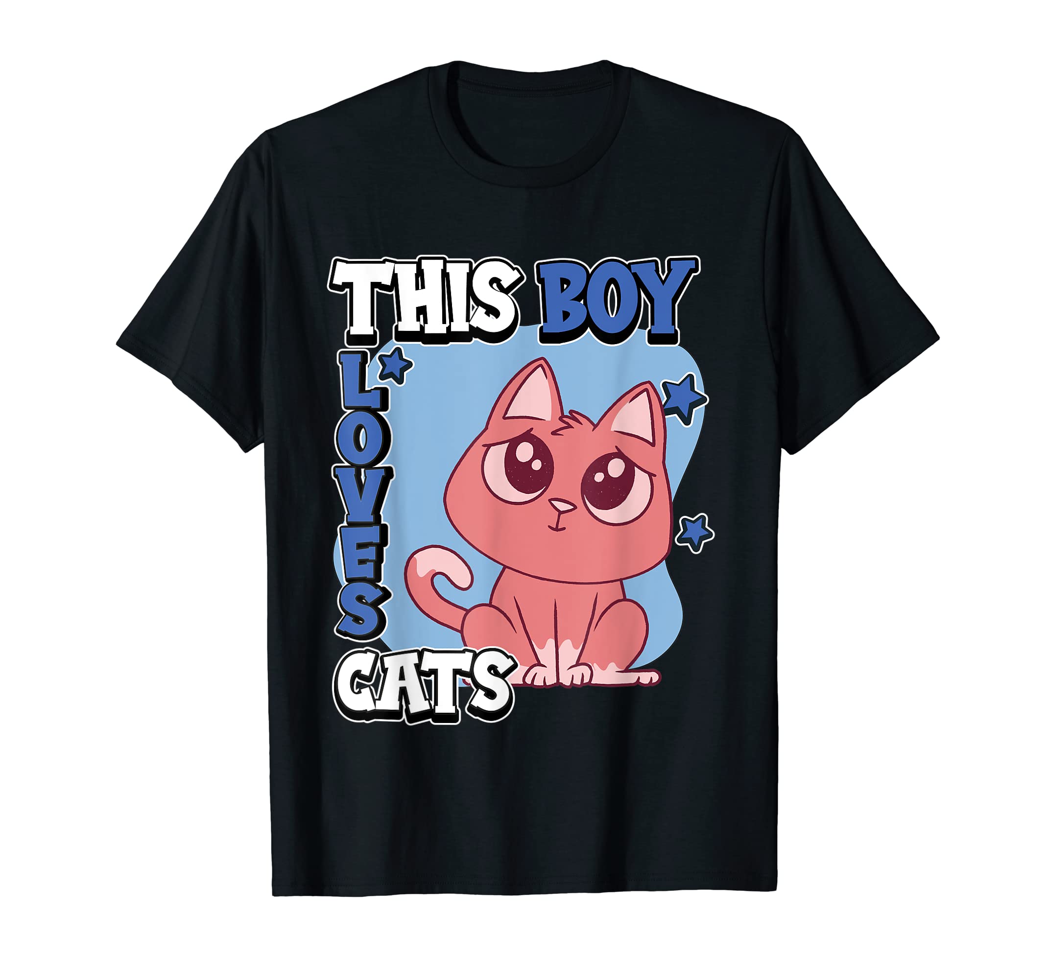 Kids Cat Quote Kitten This Boy Loves Cats T-Shirt