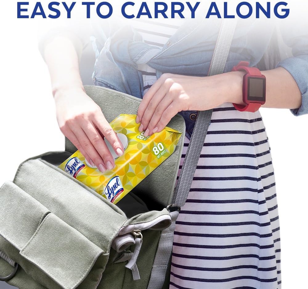Lysol Handi-Pack Disinfecting Wipes, 320ct (4X80ct), Country Scent, Cleaning Wipes, Antibacterial Wipes, Sanitizing Wipes, Cleaning Supplies: Health & Personal Care