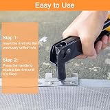 sourcing map 60Pcs 5/32" Aluminum Tri Grip Rivets for DIY & Repairs view 5