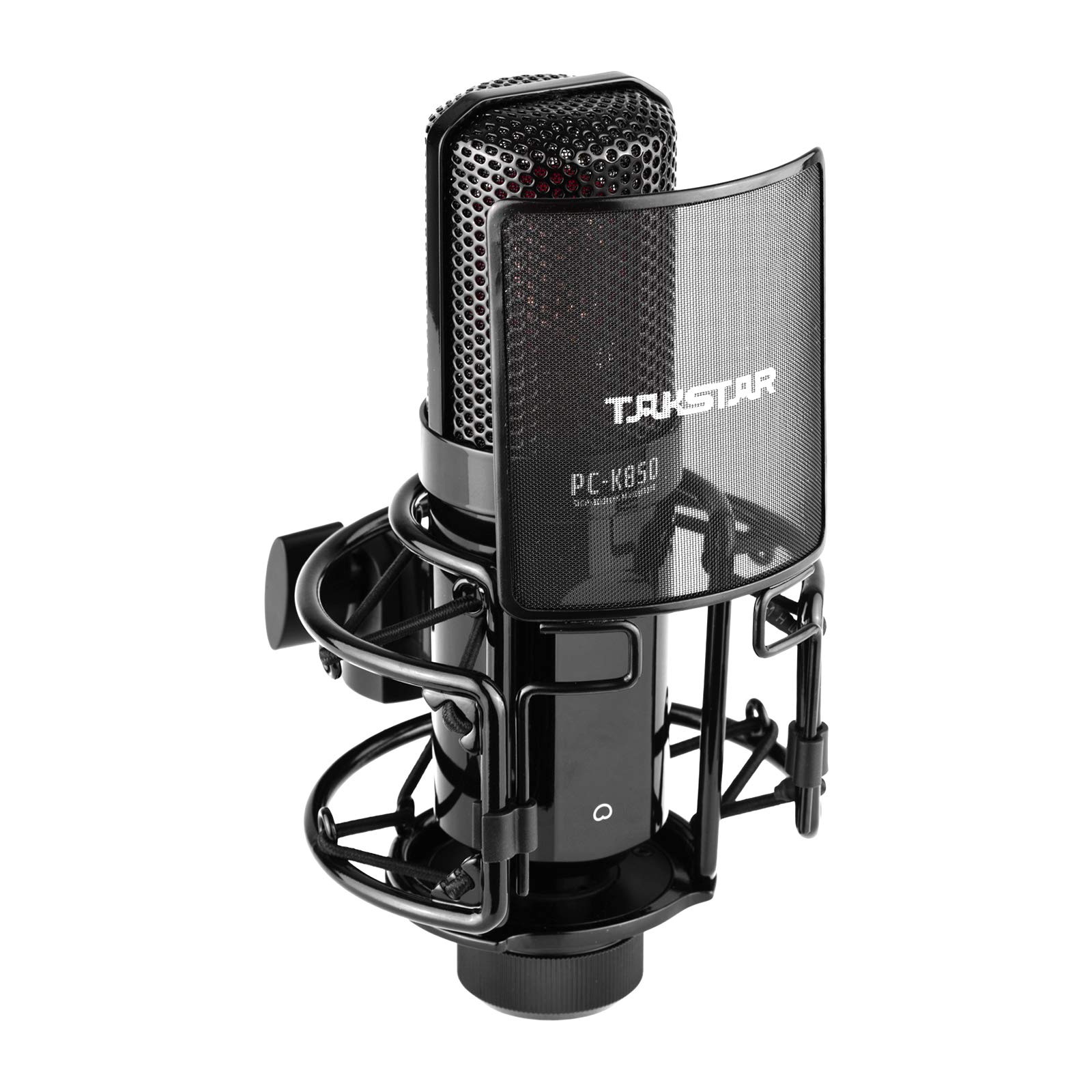 Muslady PC-K850 Side-Address Recording Microphone Cardioid Pickup Pattern Wired Condenser Mic for Li