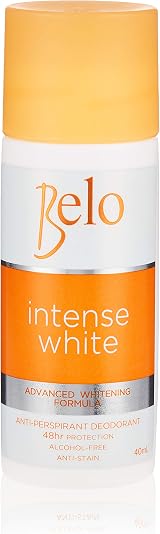 BELO Intense White Deodorant Roller 40 ml Underarm Brightening Anti-Perspirant view 1