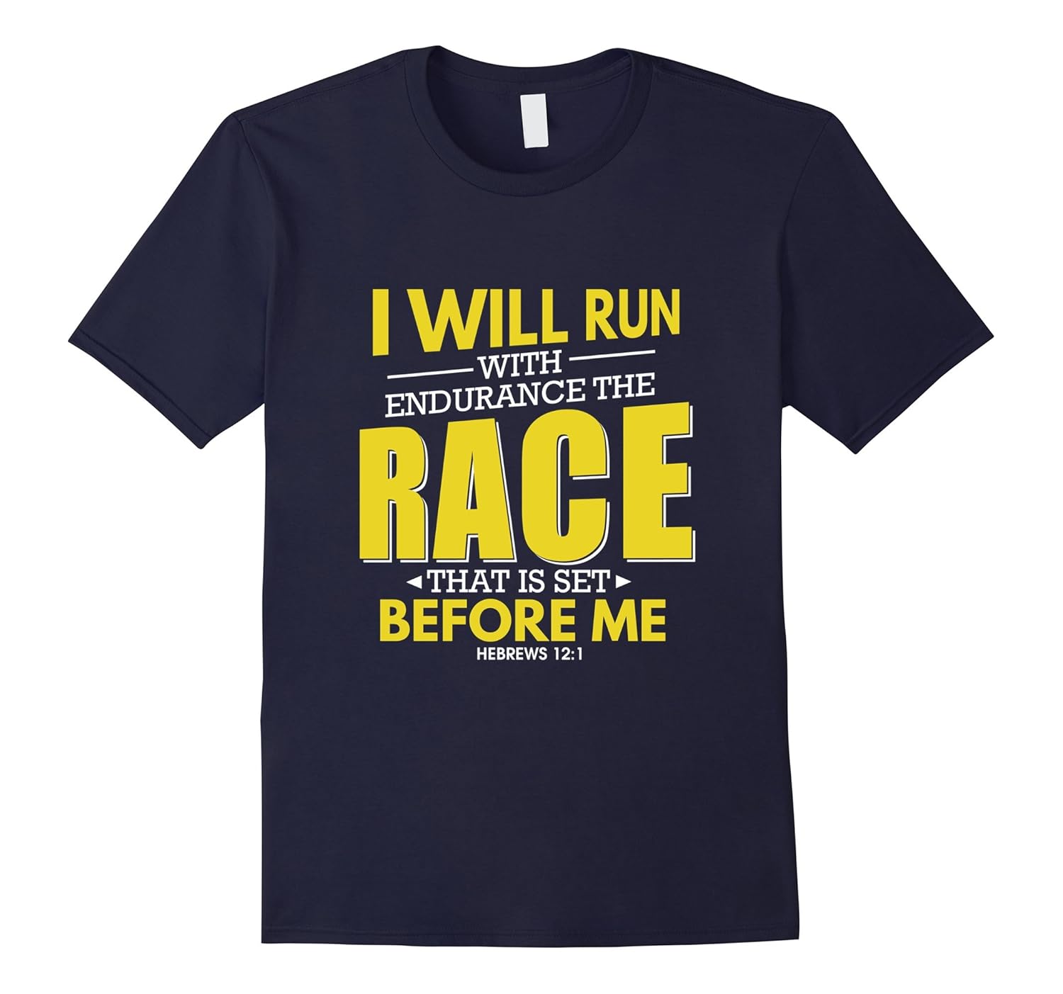 Run Your Race For Jesus With Patience Christian Gift T-Shirt-ANZ