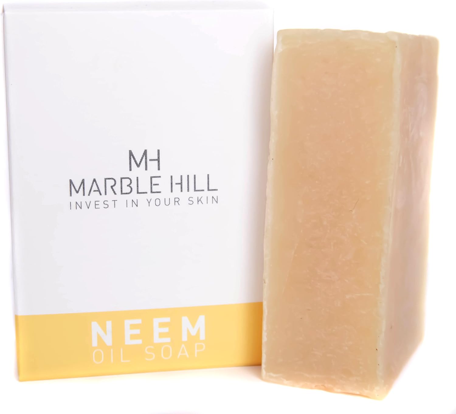 Neem oil moisturising soap bar for Dry Sensitive Eczema Prone Skin Psoriasis Itchy irritated skin. Shea Butter,Vitamin E. Daily use All ages Whole body. Formulated by Medical Doctor Marble Hill 100g - Image 3