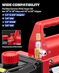Orion Motor Tech Vacuum Pump, 4.5 cfm 1/3 hp HVAC