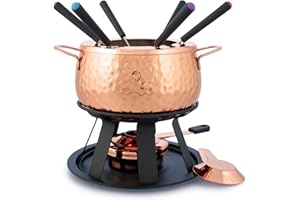 Swissmar F66915 11-Piece Biel Meat Fondue Set, Copper
