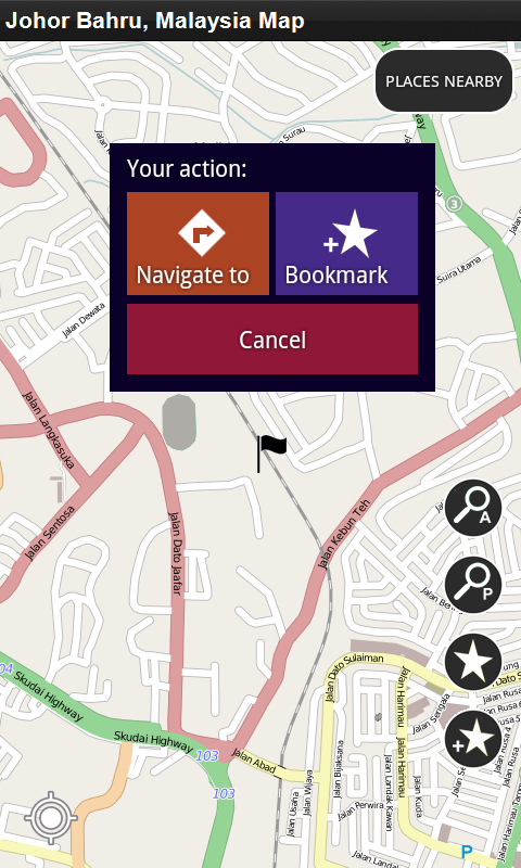 Johor Bahru, Malaysia - Offline Map:Amazon.com:Appstore for Android
